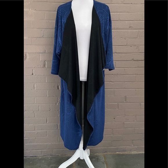 Lu La Roe NWT Shirley Blue Kimono Duster L - Picture 5 of 14